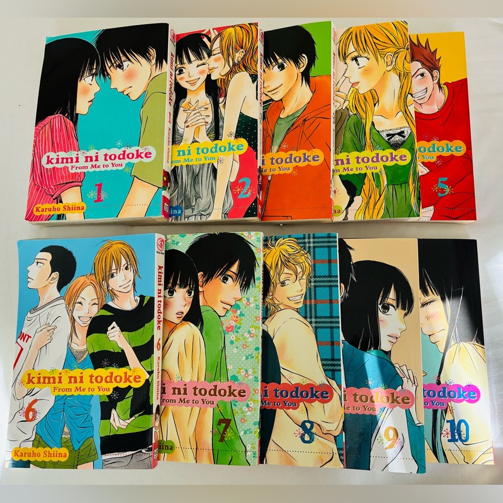 Preowned Kimi ni Todoke Manga Volumes 1-10